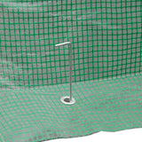 Outsunny Pop-up Small Greenhouse, Outdoor Walk-in Tomato Greenhouse with Carrying Bag, PE Cover, Steel Frame, Green, 2.4L x 1.8W x 2.4H m