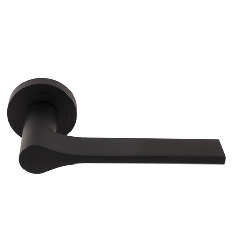 VELA LEVER ON CONCEALED FIX ROUND ROSE NER (MATT BLACK) - MATT BLACK - PAIR