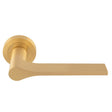 VELA LEVER ON CONCEALED FIX ROUND ROSE OSA (SATIN BRASS) - SATIN BRASS - PAIR