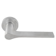 VELA LEVER ON CONCEALED FIX ROUND ROSE CSA (SATIN CHROME) - SATIN CHROME - PAIR