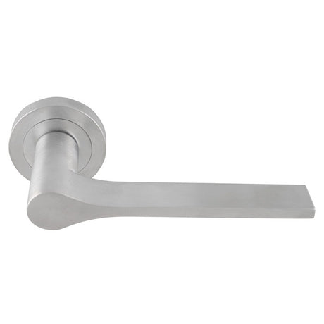 VELA LEVER ON CONCEALED FIX ROUND ROSE CSA (SATIN CHROME) - SATIN CHROME - PAIR