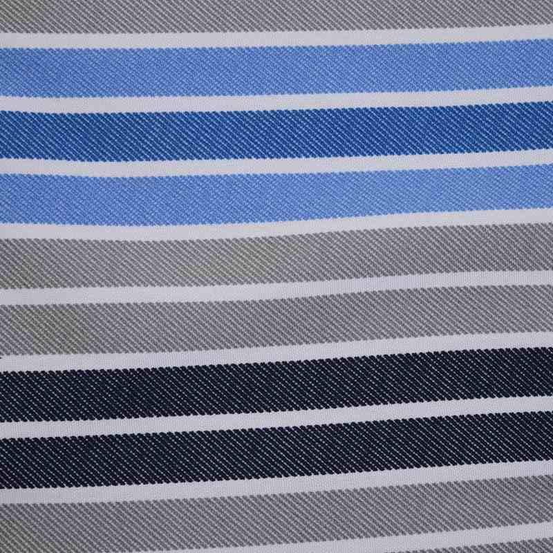 Outsunny Polyester Set Of 2 Swing Chair Cushion Blue Stripes