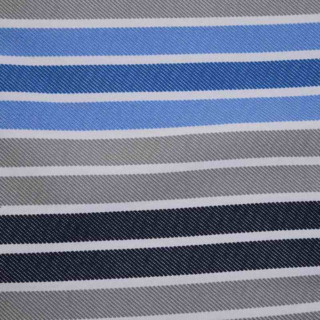 Outsunny Polyester Set Of 2 Swing Chair Cushion Blue Stripes