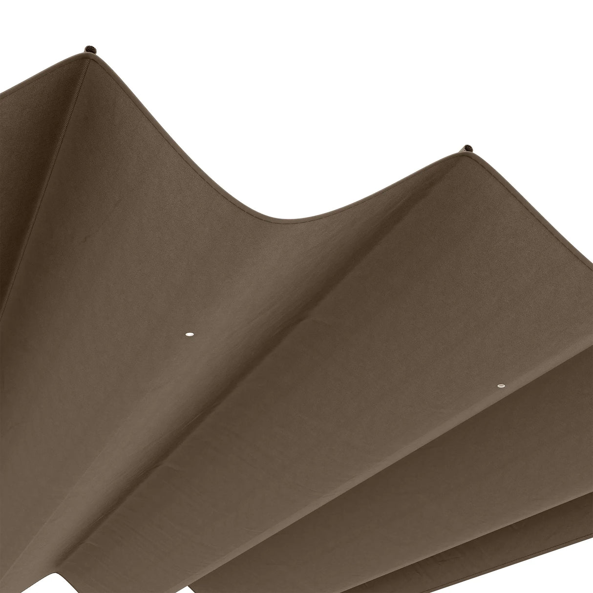 Outsunny Pergola Cover Roof, 2.86 x 2.45 m Retractable Sun Shade Top for 3 x 2m Pergola Frame, UV30+ Protected, Coffee