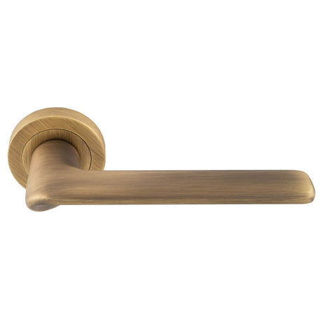 VORTEX LEVER ON CONCEALED FIX ROUND ROSE BGO (ANTIQUE BRASS) - ANTIQUE BRASS - PAIR