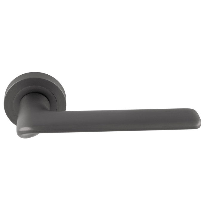 VORTEX LEVER ON CONCEALED FIX ROUND ROSE ANT (ANTHRACITE) - ANTHRACITE - PAIR