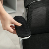 Vinsetto Ergonomic Office Chair, High Back Mesh Computer Desk Chair with Adjustable Headrest and Lumbar Support, Rotatable Armrests, Tilt Function for Home Office, Black