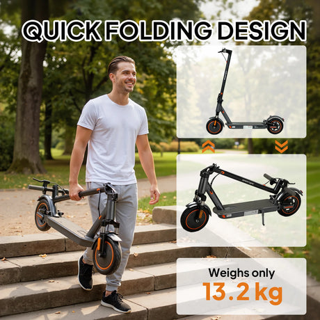 SPORTNOW Foldable Electric Scooter with 350W Motor, Up to 25km/h