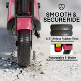 SPORTNOW Electric Scooter for Kids, with LED Display, Pink