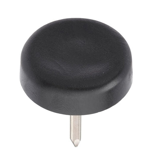 Black Plastic Furniture Glides - 18mm - Pack 50