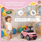 AIYAPLAY Land Rover Licensed Toddler Ride on Car with Horn, Engine Sounds, Under-Seat Storage, for 18-36 Months, Pink