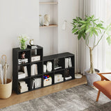 HOMCOM 6-Cube Bookshelf - Black
