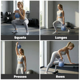 SPORTNOW Soft Kettlebell, 10kg Kettle Bell with Anti-Slip Grip for Home Gym Weight Lifting and Strength Training