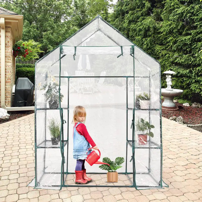 Greenhouse foil greenhouse hothouse plant house tomato house 143 x 73 x 195 cm