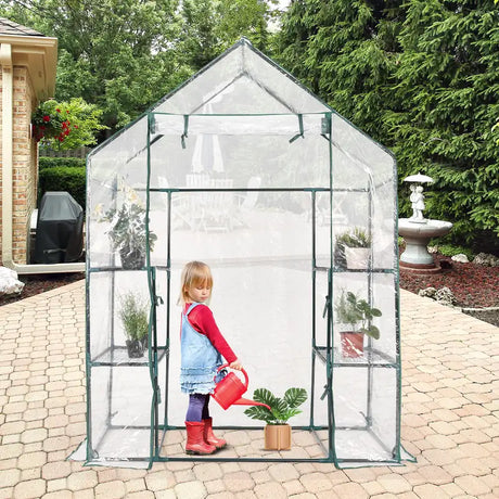 Greenhouse foil greenhouse hothouse plant house tomato house 143 x 73 x 195 cm