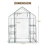 Greenhouse foil greenhouse hothouse plant house tomato house 143 x 73 x 195 cm