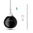 18 Inch 110 Pound Heavy Punching Water Aqua Bag with Adjustable Metal Chain-Black