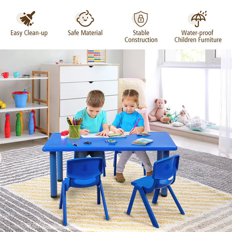Kids Table and Chairs Set for Children Reading