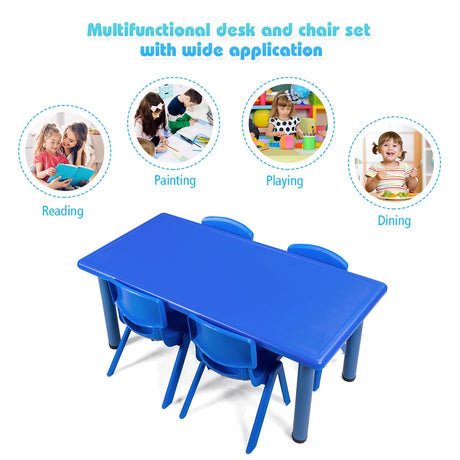 Kids Table and Chairs Set for Children Reading