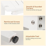 HIPS Shower Bench Seat with Handle Shower Head-White