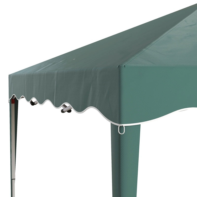 Outsunny 3 x 3cm Adjustable Height Pop-Up Gazebo, with Bag - Green