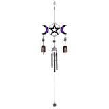Triple Moon Windchime with Bells