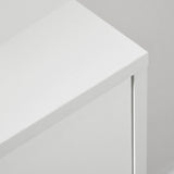 HOMCOM Chest of Drawers, 3-Drawer Storage Organiser Unit with Wood Legs for Bedroom, Living Room, White