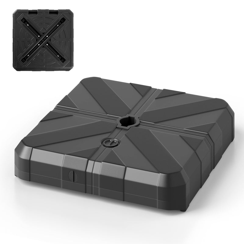 Weighted Offset Umbrella Base with Cross Bracket Up to 80 kg