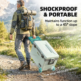 Outsunny 42.5L Compressor Car Fridge Freezer, Camping Refrigerator with App Control, 20C-20C