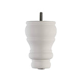 Hand Painted Wooden Sofa Back Leg – 125mm x 90mm - Clay