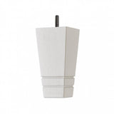 Hand Painted Tapered Wooden Sofa Leg 150mm x 75mm - Clay