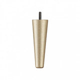 Hand Painted Tapered Wooden Sofa Leg 150mm x 50mm x 25mm - Gold Glimmer