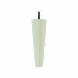 Hand Painted Tapered Wooden Sofa Leg 150mm x 50mm x 25mm - Pastel Green