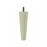 Hand Painted Tapered Wooden Sofa Leg 150mm x 50mm x 25mm - Willow Green