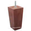 Square Tapered Feet - Mahogany Gloss Finish H135mm_D67mm (FSC 100%)