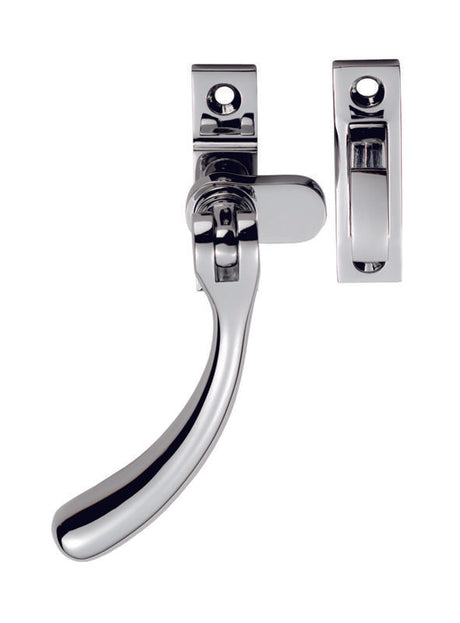 BULB END CASEMENT FASTENER (SUITABLE FOR WEATHER STRIPPED WINDOWS) - POLISHED CHROME - 98MM - EACH