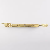 218MM BULB END CASEMENT STAY - POLISHED BRASS - 203MM - EACH