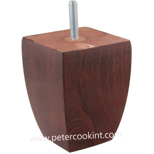 Block Feet - Mahogany Gloss Finish H103mm_D70mm (FSC 100%)