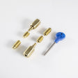 SASH WINDOW STOP - POLISHED BRASS - 25 x 16MM - PACK