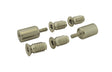 SASH WINDOW STOP (2 X STOPS 4 X FERRULES 1 X KEY) SATIN NICKEL - SATIN NICKEL - PACK