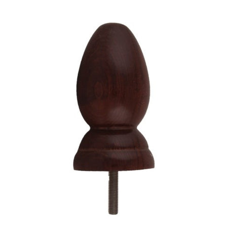 Wooden Knolls - Mahogany Gloss Finish H116mm_D62mm