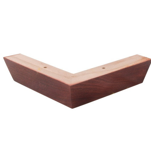 Corner Feet - Mahogany Gloss Finish H39mm_L155mm