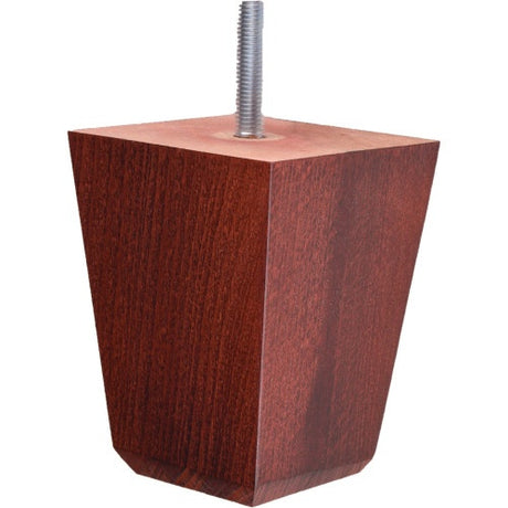 Square Tapered Feet - Mahogany Gloss Finish H102mm_D78mm