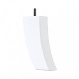 Hand Painted Wooden Sofa Back Leg 176mm x 75mm x 44mm - Brilliant White