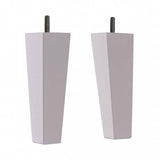 Hand Painted Tapered Wooden Sofa Leg 170mm x 53mm x 35mm – 2 pcs - Lilac