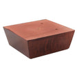 Block Feet - Mahogany Gloss Finish H50mm_D125mm