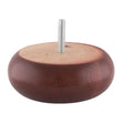 Bun Feet - Mahogany Gloss Finish H43mm_D125mm