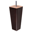 Square Tapered Feet - Dark Brown Finish H160mm_D65mm