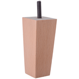 Square Tapered Feet - Natural Gloss Finish H100mm_D42mm