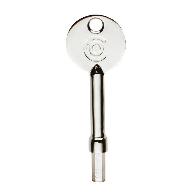 KEY TO SUIT WF WITH 4MM HEX LOCKING BOLTS - SASH STOP KEY - POLISHED CHROME - 4 MM - EACH